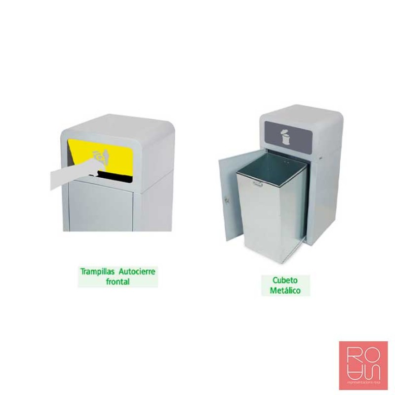 Paperera Estocolm XL 125L | Reciclatge de Gran Capacitat